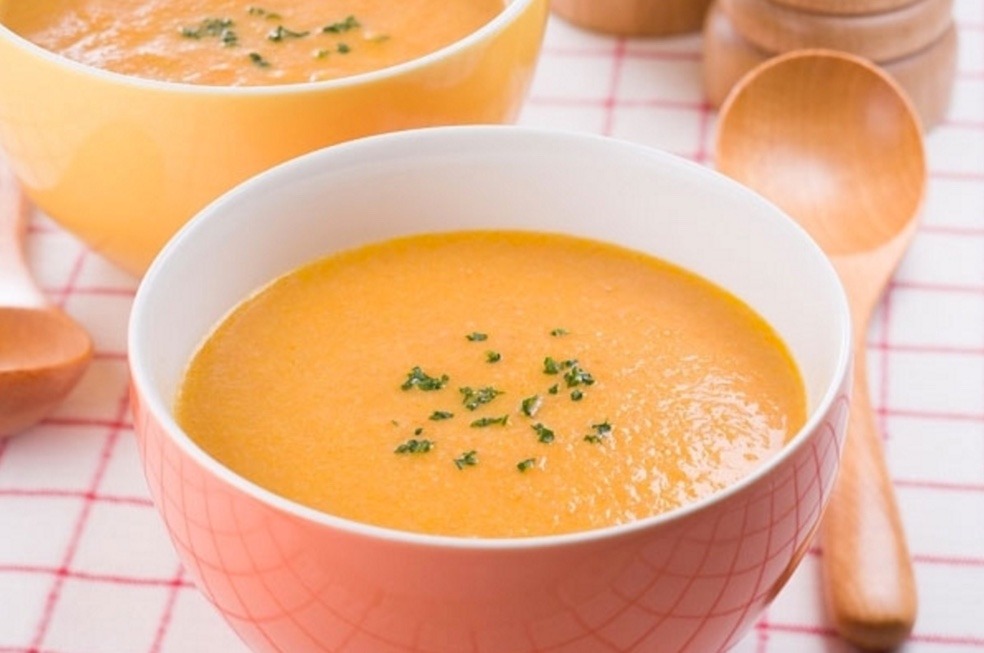 Cách nấu cháo bí đỏ thịt bò giàu dinh dưỡng cho bé ăn dặm - VietRau